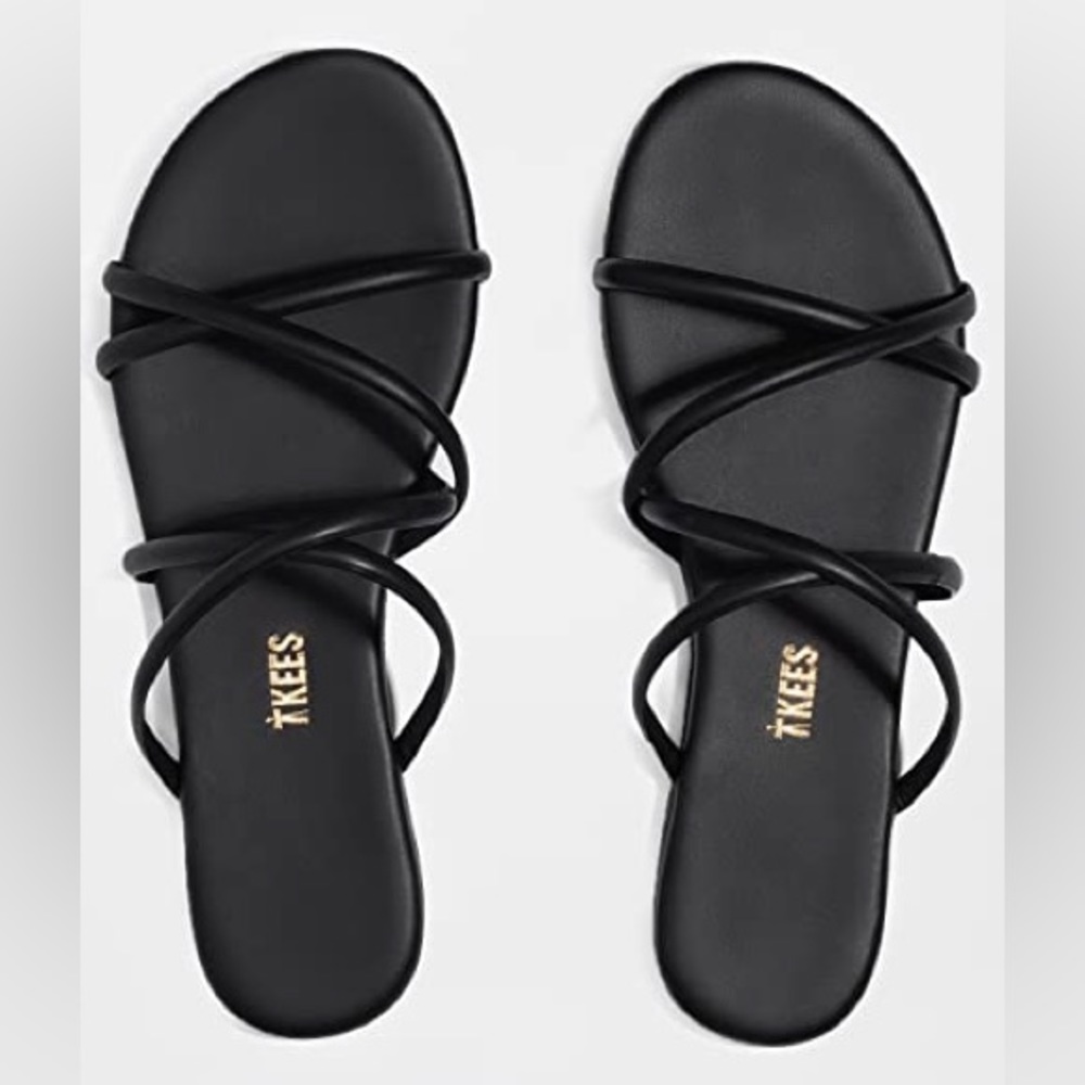 TKEES Black Sandals